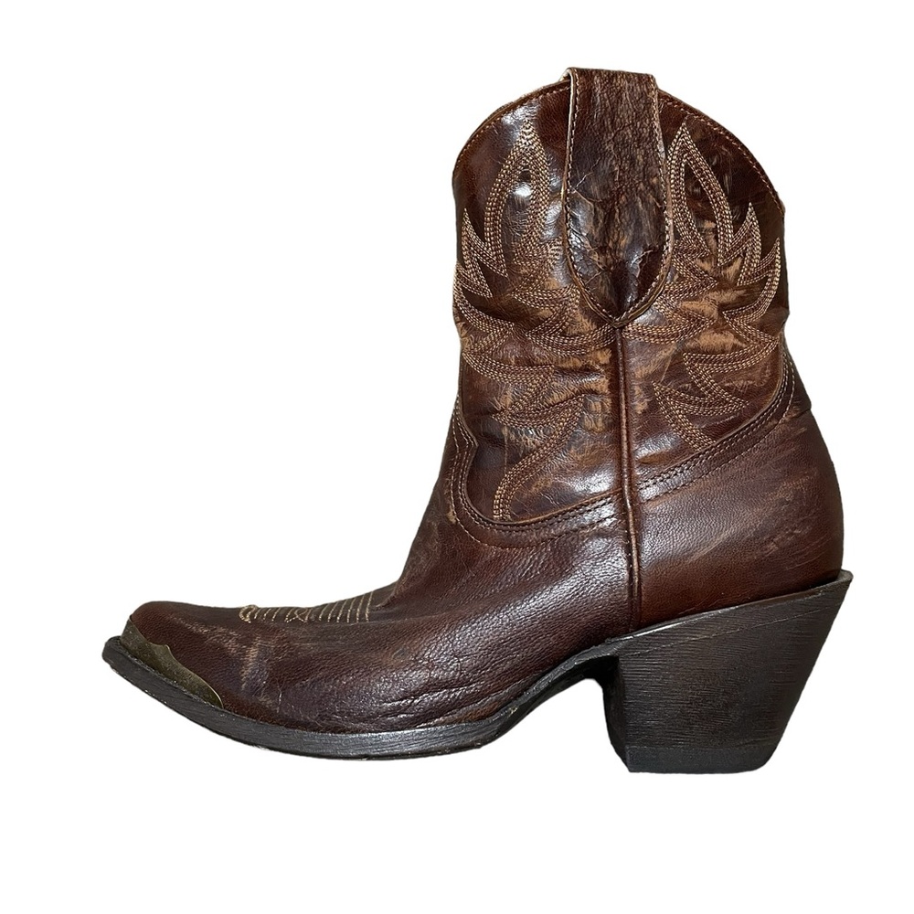 IDYLLWIND Wheels Brown Leather Western Boots